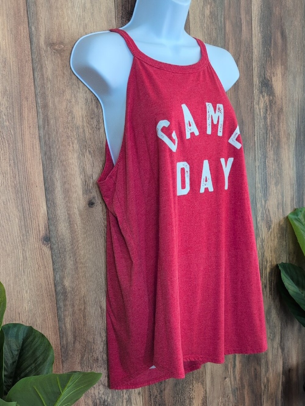 District Red 'Game Day' Racerback Tank Top XXL       W363